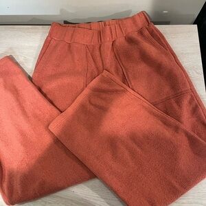 Madewell lounge pants , large pockets , wide leg